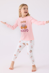 RP3467 - Açık Pembe - RolyPoly Kız Çocuk İkili Takım