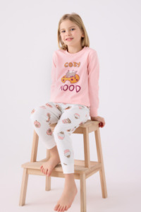 RP3467 - Açık Pembe - RolyPoly Kız Çocuk İkili Takım