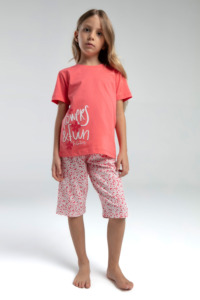 RP3612 - Coral - Rolypoly Kız Çocuk Kapri Takım