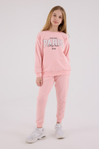 RP3690 - Açık Pembe - RolyPoly Kız Çocuk Eşofman Takım
