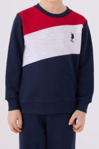 US1941 - Kırmızı - U.S. Polo Assn Kids Erkek Çocuk Eşofman Takımı