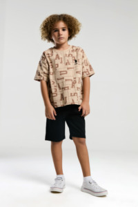US2000 - Bej - U.S. Polo Assn Erkek Bermuda Takımı