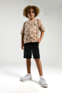 US2000 - Bej - U.S. Polo Assn Erkek Bermuda Takımı
