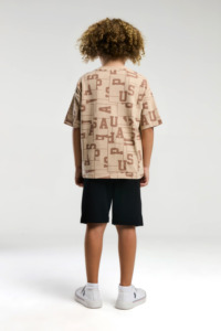 US2000 - Bej - U.S. Polo Assn Erkek Bermuda Takımı