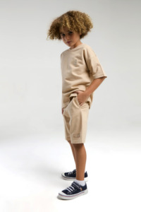 US2035 - Bej - U.S. Polo Assn Erkek Bermuda Takımı