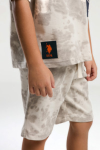 US2049 - Bej - U.S. Polo Assn Erkek Bermuda Takımı