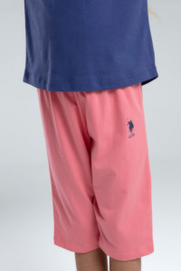 US2068 - K.İndigo - U.S. Polo Assn Kız Kapri Takım