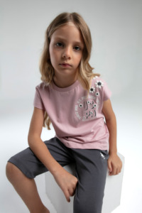 US2068 - Soft Pembe - U.S. Polo Assn Kız Kapri Takım