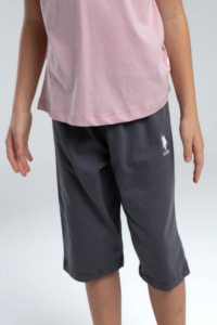 US2068 - Soft Pembe - U.S. Polo Assn Kız Kapri Takım