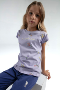 US2069 - Lila - U.S. Polo Assn Kız Kapri Takım