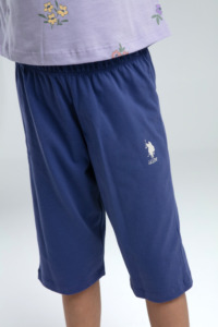 US2069 - Lila - U.S. Polo Assn Kız Kapri Takım