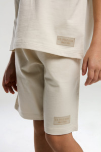 US2090 - Bej - U.S. Polo Assn Kız Bermuda Takım