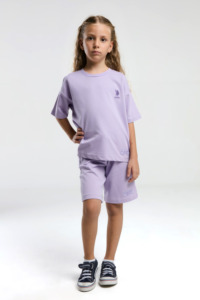 US2090 - Lila - U.S. Polo Assn Kız Bermuda Takım