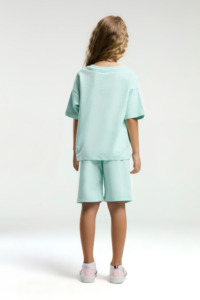US2090 - Nil - U.S. Polo Assn Kız Bermuda Takım