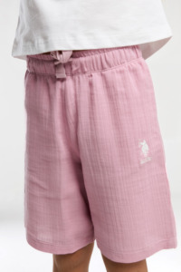 US2092 - Beyaz - U.S. Polo Assn Kız Bermuda Takım