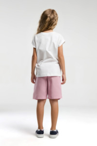 US2092 - Beyaz - U.S. Polo Assn Kız Bermuda Takım
